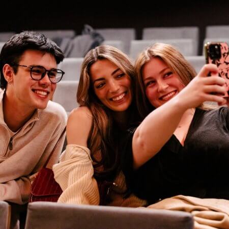 Friends+ - Group of friends taking a selfie at The Dallas Opera