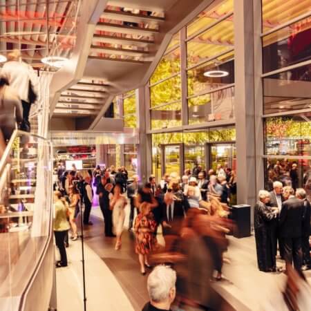 Member - Patrons in the Winspear Opera House Lobby Before a Production at The Dallas Opera